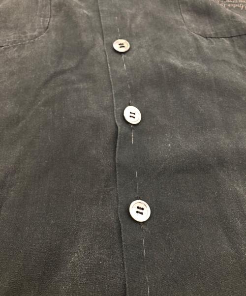 UNDERCOVER（アンダーカバー）UNDERCOVER (アンダーカバー) オープンカラーシャツ ブラック サイズ:2の古着・服飾アイテム