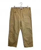 eYe COMME des GARCONS JUNYAWATANABE MANアイ コム デ ギャルソン ジュンヤ ワタナベ マン）の古着「裏切替ストレートパンツ」｜ベージュ
