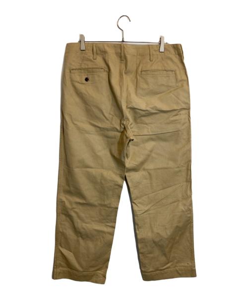 eYe COMME des GARCONS JUNYAWATANABE MAN（アイ コム デ ギャルソン ジュンヤ ワタナベ マン）eYe COMME des GARCONS JUNYAWATANABE MAN (アイ コム デ ギャルソン ジュンヤ ワタナベ マン) 裏切替ストレートパンツ ベージュ サイズ:SIZE Lの古着・服飾アイテム