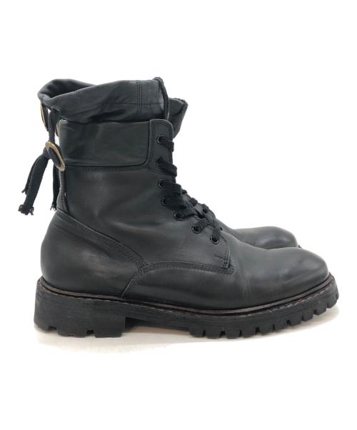 MIHARA YASUHIRO（ミハラヤスヒロ）MIHARA YASUHIRO (ミハラヤスヒロ) レザーブーツ ブラック サイズ:下記参照の古着・服飾アイテム