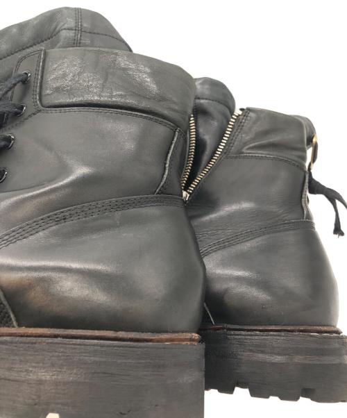 MIHARA YASUHIRO（ミハラヤスヒロ）MIHARA YASUHIRO (ミハラヤスヒロ) レザーブーツ ブラック サイズ:下記参照の古着・服飾アイテム