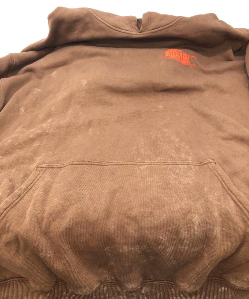 DIESEL（ディーゼル）DIESEL (ディーゼル) プリントパーカー ブラウン サイズ:XXLの古着・服飾アイテム