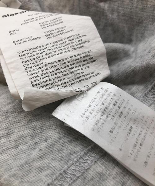 ALEXANDER WANG（アレキサンダー・ワン）ALEXANDER WANG (アレキサンダーワン) SHORT SLEEVE TEE WITH NY PUFF GRAPHIC グレー サイズ:SIZE Lの古着・服飾アイテム