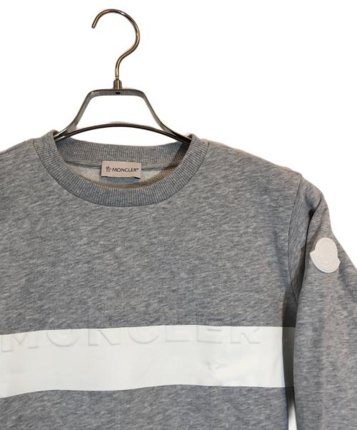 MONCLER（モンクレール）MONCLER (モンクレール) MAGLIA GIROCOLLO グレー サイズ:14の古着・服飾アイテム