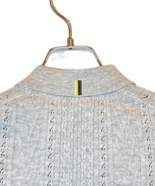 KITH（キス）KITH (キス) 3Dニットポロシャツ グレー サイズ:Ｓの古着・服飾アイテム