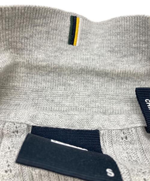 KITH（キス）KITH (キス) 3Dニットポロシャツ グレー サイズ:Ｓの古着・服飾アイテム