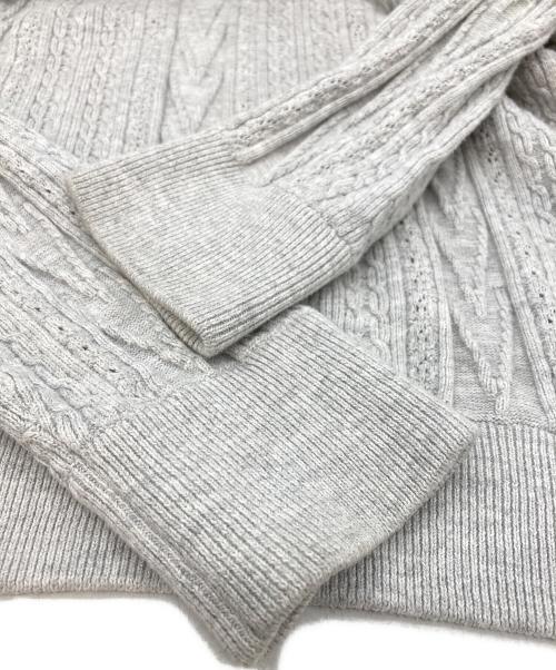 KITH（キス）KITH (キス) 3Dニットポロシャツ グレー サイズ:Ｓの古着・服飾アイテム