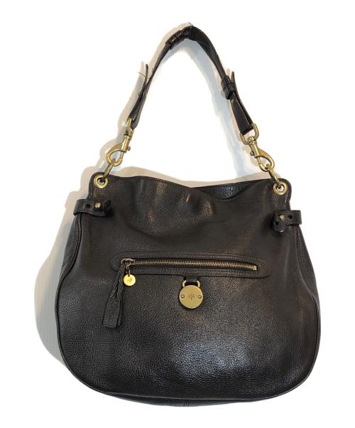 MULBERRY（マルベリー）MULBERRY (マルベリー) レザーバッグ ブラックの古着・服飾アイテム