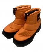 THE NORTH FACEザ ノース フェイス）の古着「ヌプシ ブーティ ウォータープルーフ ロゴ ショートブーツ」｜オレンジ