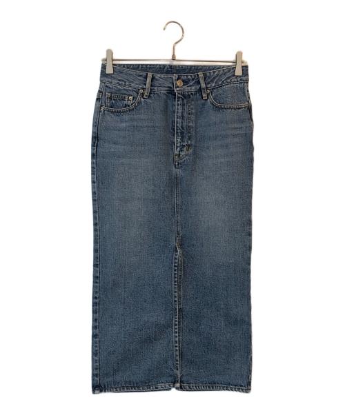 DEUXIEME CLASSE（ドゥーズィエム クラス）DEUXIEME CLASSE (ドゥーズィエム クラス) DENIM W Slit スカート ブルー サイズ:34の古着・服飾アイテム
