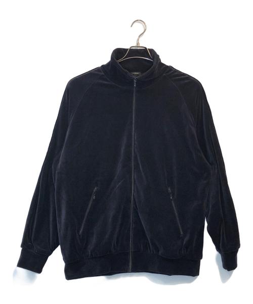 COMOLI（コモリ）COMOLI (コモリ) ベロアジャージトラックジャケット ブラック サイズ:3 未使用品の古着・服飾アイテム