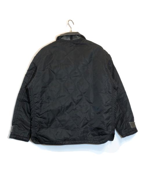 Schott（ショット）shott (ショット) キルティングレザージャケット ブラック サイズ:Lの古着・服飾アイテム
