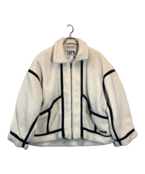 TBPR（タイトブース プロダクション）TBPR (タイトブース プロダクション) ボアジャケット ホワイト サイズ:Lの古着・服飾アイテム