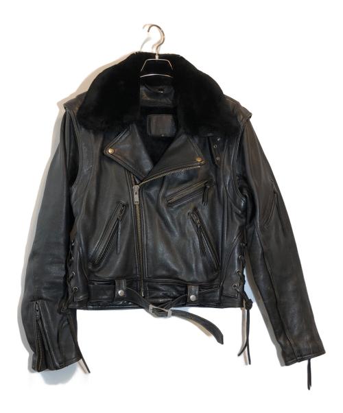 B's Leather（バイカーズレザー）B's Leather (バイカーズレザー) ライダースジャケット ブラック サイズ:Ⅱの古着・服飾アイテム
