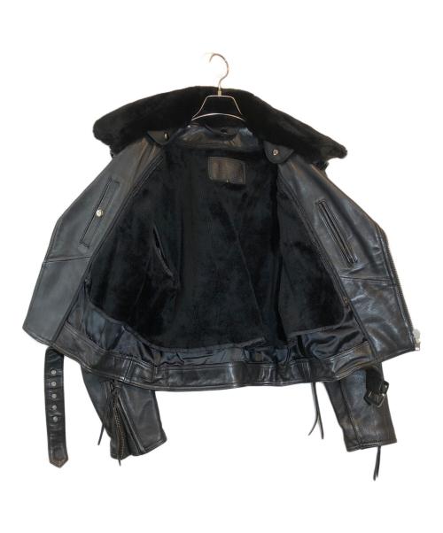 B's Leather（バイカーズレザー）B's Leather (バイカーズレザー) ライダースジャケット ブラック サイズ:Ⅱの古着・服飾アイテム