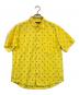 ISSEY MIYAKE（イッセイミヤケ）の古着「刺繍デザイン半袖シャツ」｜イエロー