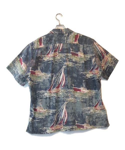 POLO RALPH LAUREN（ポロ・ラルフローレン）POLO RALPH LAUREN (ポロ・ラルフローレン) オープンカラーシャツ ブルー サイズ:XLの古着・服飾アイテム
