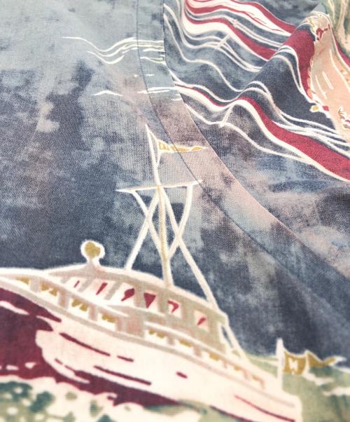 POLO RALPH LAUREN（ポロ・ラルフローレン）POLO RALPH LAUREN (ポロ・ラルフローレン) オープンカラーシャツ ブルー サイズ:XLの古着・服飾アイテム