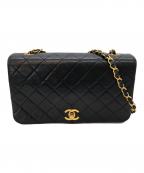 CHANELシャネル）の古着「チェーンショルダーバッグ」｜ブラック