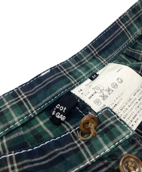 COMME des GARCONS tricot（コムデギャルソントリコ）COMME des GARCONS tricot (コムデギャルソントリコ) チェックパンツ グリーン サイズ:Mの古着・服飾アイテム