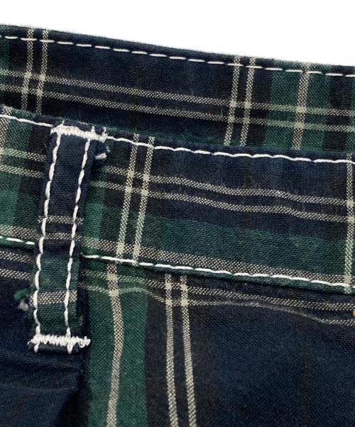COMME des GARCONS tricot（コムデギャルソントリコ）COMME des GARCONS tricot (コムデギャルソントリコ) チェックパンツ グリーン サイズ:Mの古着・服飾アイテム