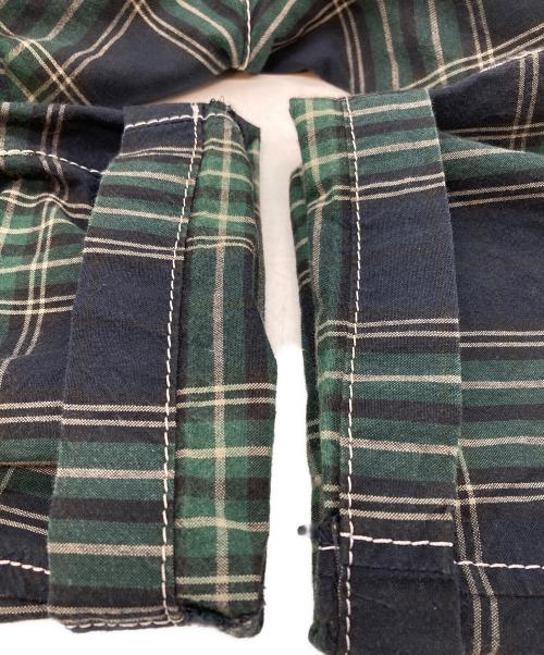 COMME des GARCONS tricot（コムデギャルソントリコ）COMME des GARCONS tricot (コムデギャルソントリコ) チェックパンツ グリーン サイズ:Mの古着・服飾アイテム