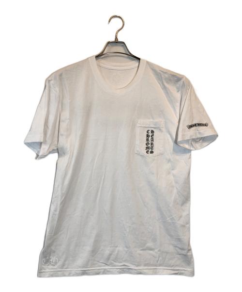 CHROME HEARTS（クロムハーツ）CHROME HEARTS (クロムハーツ) スクロールラベルtシャツ ホワイト サイズ:SIZE XLの古着・服飾アイテム