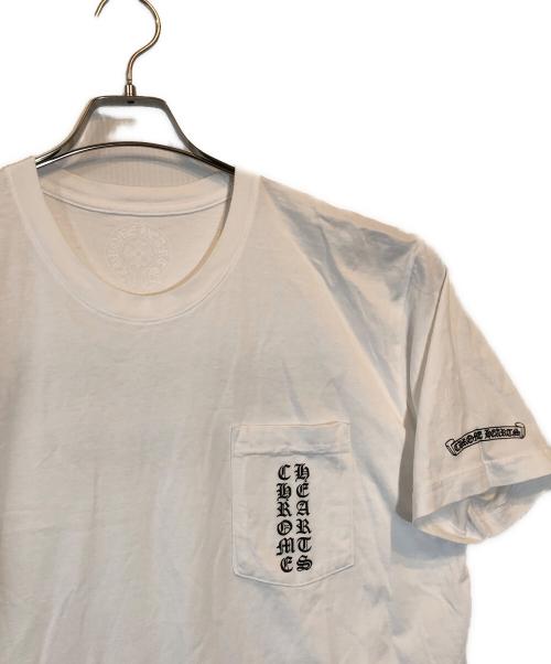 CHROME HEARTS（クロムハーツ）CHROME HEARTS (クロムハーツ) スクロールラベルtシャツ ホワイト サイズ:SIZE XLの古着・服飾アイテム