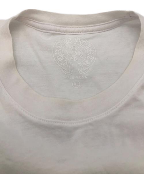 CHROME HEARTS（クロムハーツ）CHROME HEARTS (クロムハーツ) スクロールラベルtシャツ ホワイト サイズ:SIZE XLの古着・服飾アイテム