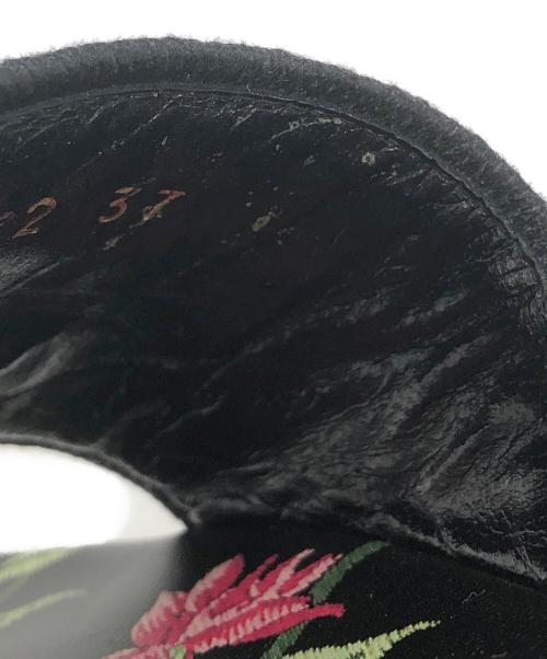 Christian Dior（クリスチャン ディオール）Christian Dior (クリスチャン ディオール) ミュール ネイビー×ブラック サイズ:37の古着・服飾アイテム