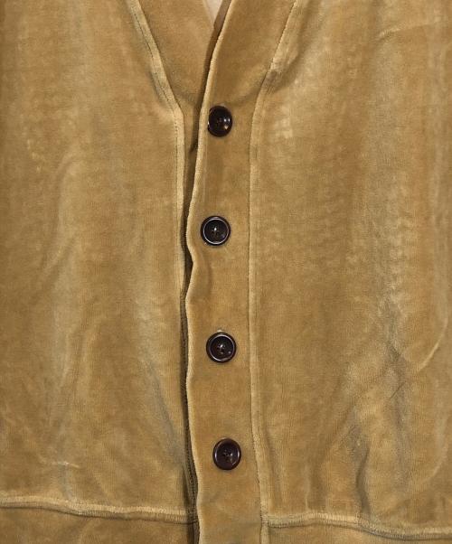 LES TIEN（レスティエン）LES TIEN (レスティエン) RHC Ron Herman (アールエイチシー ロンハーマン) パイル地カーディガン ブラウン サイズ:SIZE Lの古着・服飾アイテム