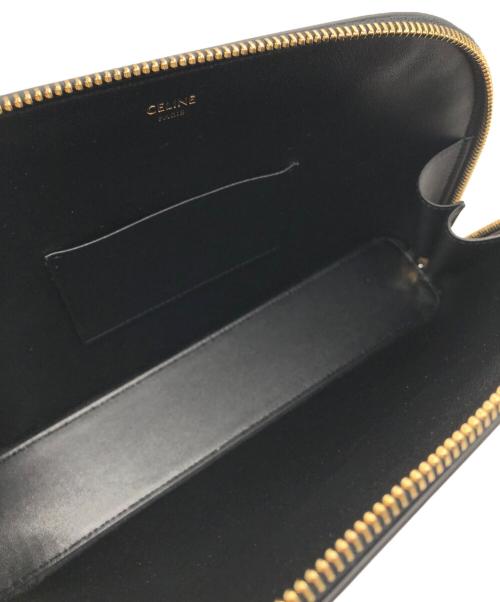 CELINE（セリーヌ）CELINE (セリーヌ) トリオンフポーチ ブラック サイズ:下記参照の古着・服飾アイテム