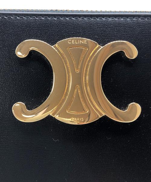 CELINE（セリーヌ）CELINE (セリーヌ) トリオンフポーチ ブラック サイズ:下記参照の古着・服飾アイテム
