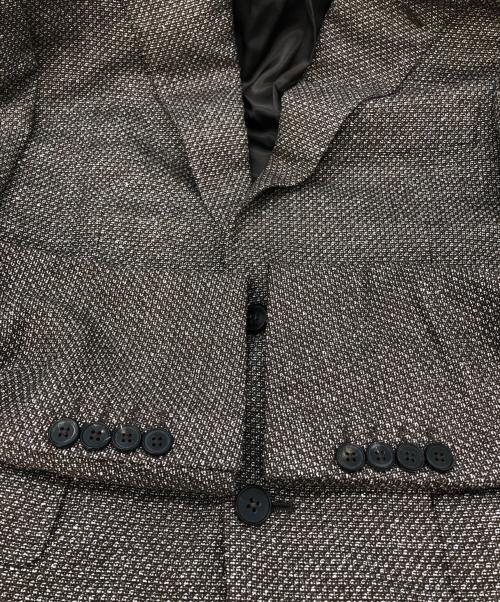 Aquascutum（アクアスキュータム）Aquascutum (アクアスキュータム) ウールシルクメッシュジャケット ブラウン サイズ:SIZE 90A4の古着・服飾アイテム
