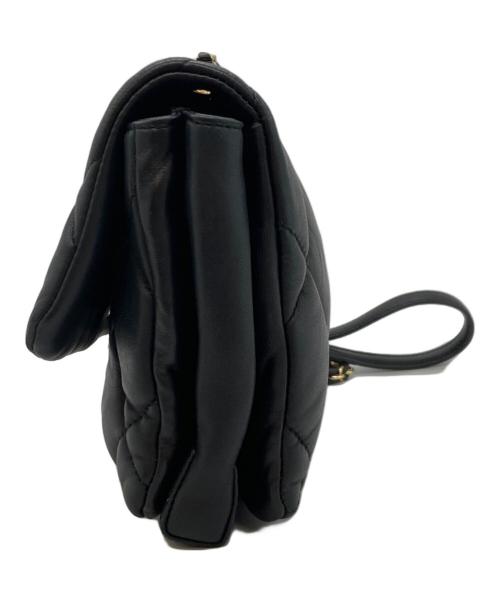 Salvatore Ferragamo（サルヴァトーレ フェラガモ）Salvatore Ferragamo (サルヴァトーレ フェラガモ) ヴァラ リボンチェーンショルダーバッグ ブラックの古着・服飾アイテム