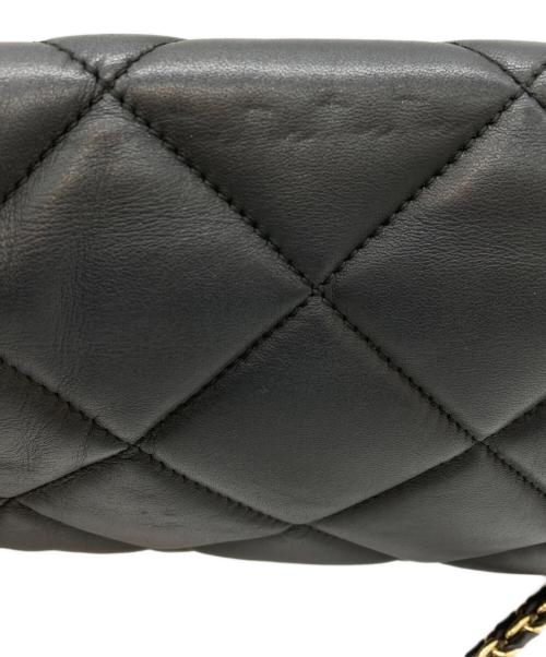 Salvatore Ferragamo（サルヴァトーレ フェラガモ）Salvatore Ferragamo (サルヴァトーレ フェラガモ) ヴァラ リボンチェーンショルダーバッグ ブラックの古着・服飾アイテム