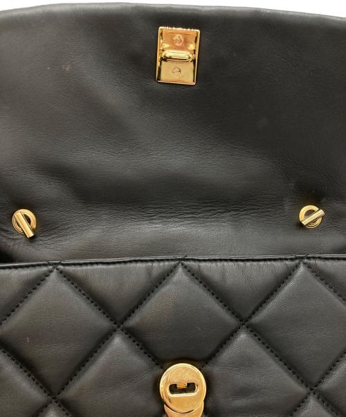 Salvatore Ferragamo（サルヴァトーレ フェラガモ）Salvatore Ferragamo (サルヴァトーレ フェラガモ) ヴァラ リボンチェーンショルダーバッグ ブラックの古着・服飾アイテム