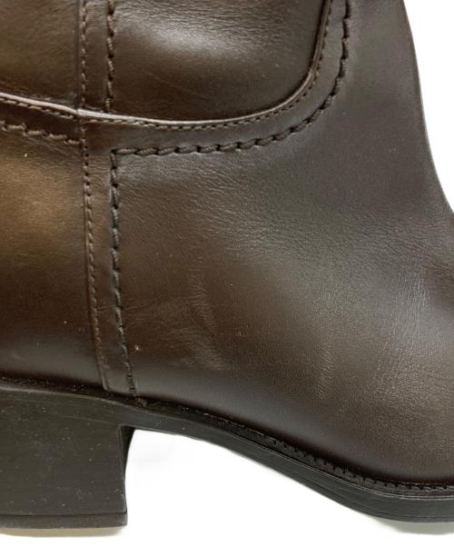 Salvatore Ferragamo（サルヴァトーレ フェラガモ）Salvatore Ferragamo (サルヴァトーレ フェラガモ) ガンチーニロングブーツ ブラウン サイズ:SIZE 5の古着・服飾アイテム
