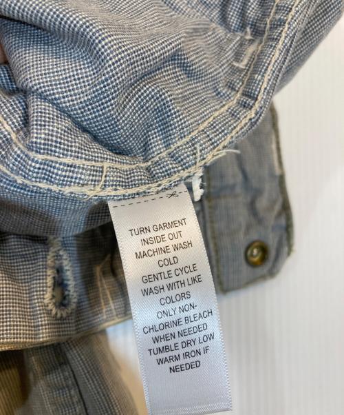 RRL（ダブルアールエル）RRL (ダブルアールエル) ピンチェックワークパンツ グレー サイズ:SIZE 27の古着・服飾アイテム