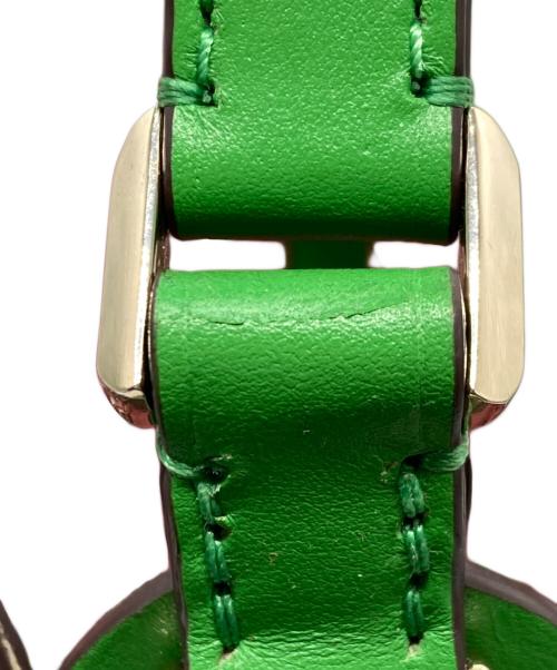 Kate Spade（ケイトスペード）Kate Spade (ケイトスペード) ドリースモールバケット2WAYバッグ グリーン×ピンクの古着・服飾アイテム