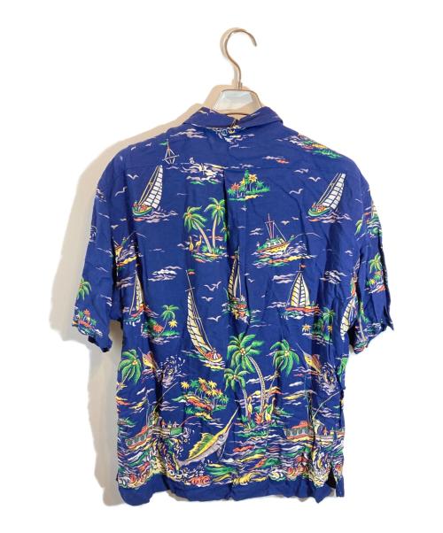 POLO RALPH LAUREN（ポロ・ラルフローレン）POLO RALPH LAUREN (ポロ・ラルフローレン) アロハシャツ ブルー サイズ:SIZE Lの古着・服飾アイテム