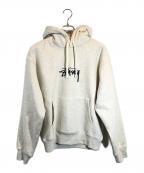 stussyステューシー）の古着「Stock Logo Applique」｜グレー