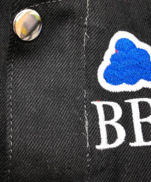 JHDESIGN（不明）JHDESIGN (不明) 刺繍レーシングジャケット ブラック×グリーン サイズ:SIZE XXLの古着・服飾アイテム