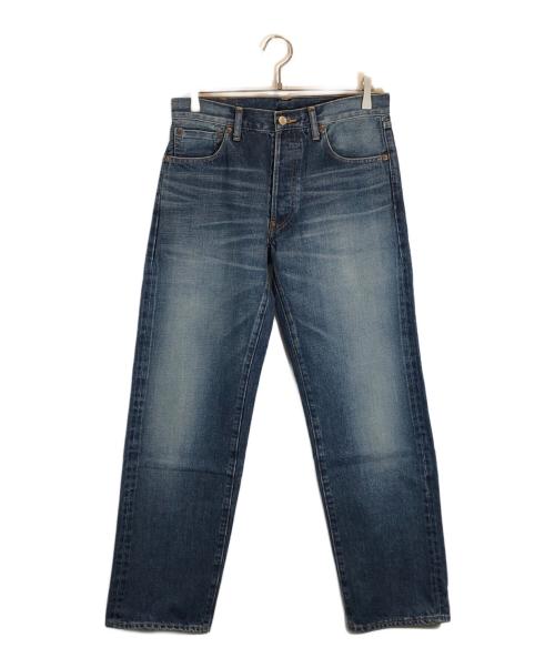 BlackEyePatch（ブラックアイパッチ）BlackEyePatch (ブラックアイパッチ) 家紋デニムパンツ インディゴ サイズ:SIZE 30の古着・服飾アイテム