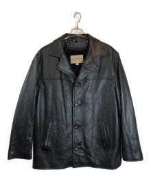 GUESS（ゲス）の古着「ライナー付レザーカーコート」｜ブラック