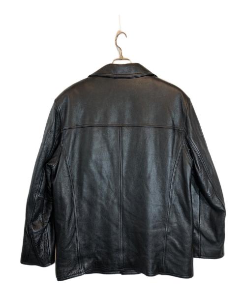 GUESS（ゲス）GUESS (ゲス) ライナー付レザーカーコート ブラック サイズ:Mの古着・服飾アイテム