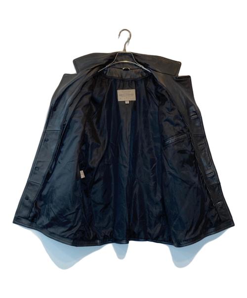 GUESS（ゲス）GUESS (ゲス) ライナー付レザーカーコート ブラック サイズ:Mの古着・服飾アイテム