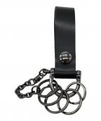 discordディスコード）の古着「レザーキーホルダー」｜ブラック