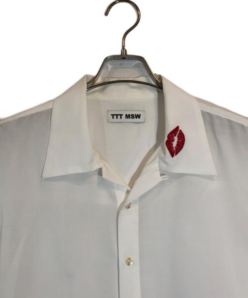 TTT MSW（ティー）TTT MSW (ティー) ロングスリーブシャツ ホワイト サイズ:Lの古着・服飾アイテム
