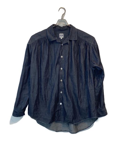 AiE（エーアイイー）AiE (エーアイイー) Painter Shirt ネイビー サイズ:Lの古着・服飾アイテム